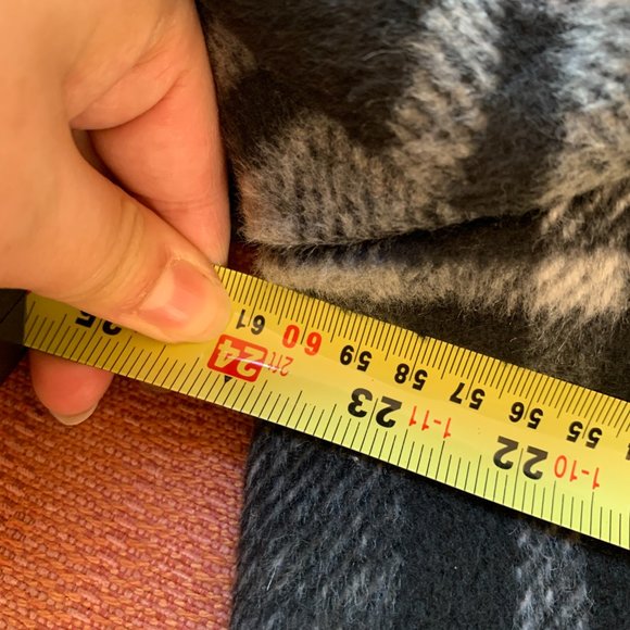 plaid black and white coat - great for fall / winter! - Picture 11 of 14